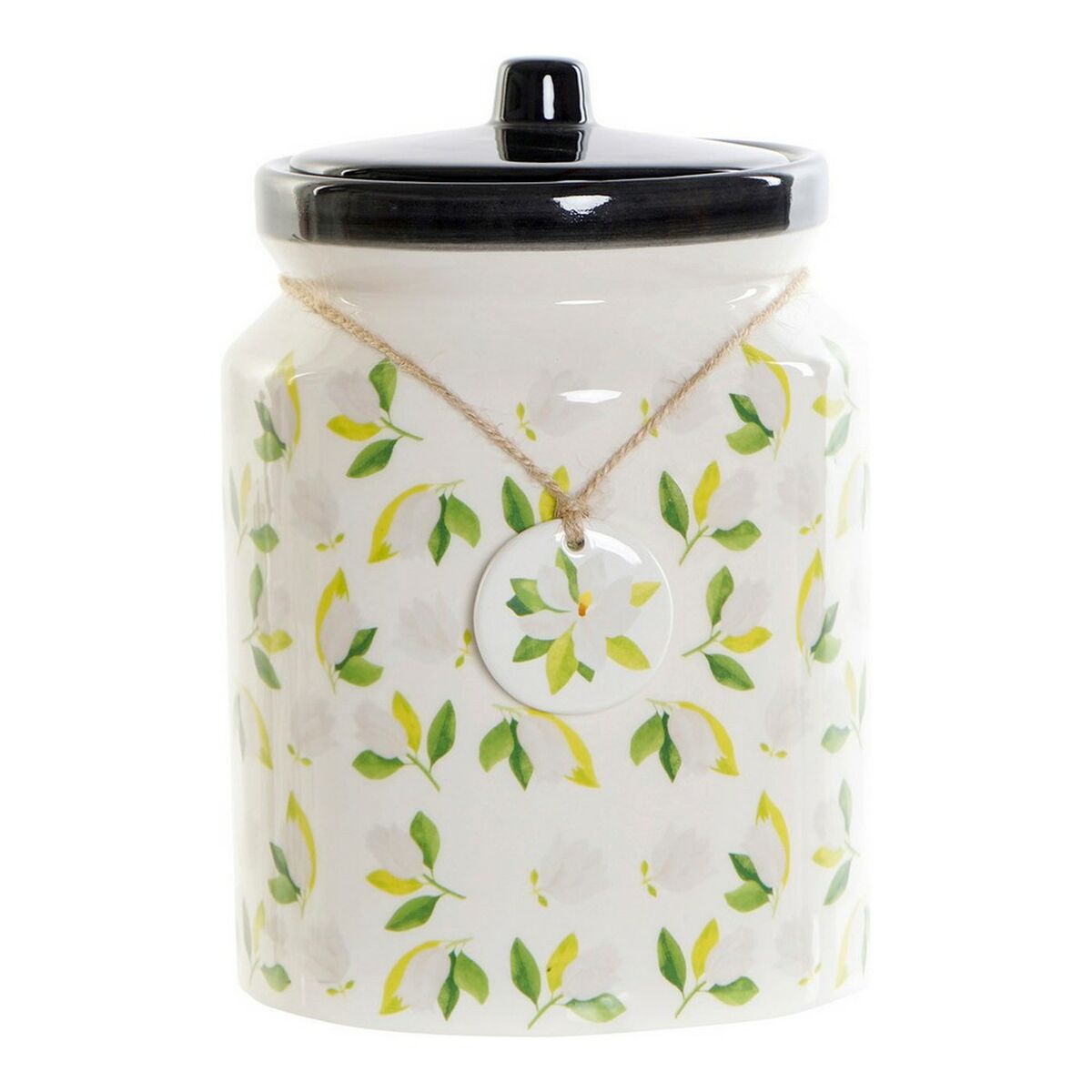 Burk DKD Home Decor Vit Grön Shabby Chic 15 x 15 x 22 cm - 7