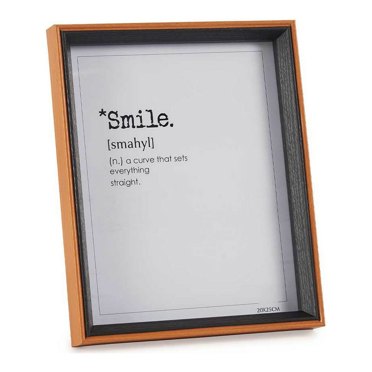 Fotoram Svart Brun 22 x 27 x 3 cm Glas Trä MDF - 4