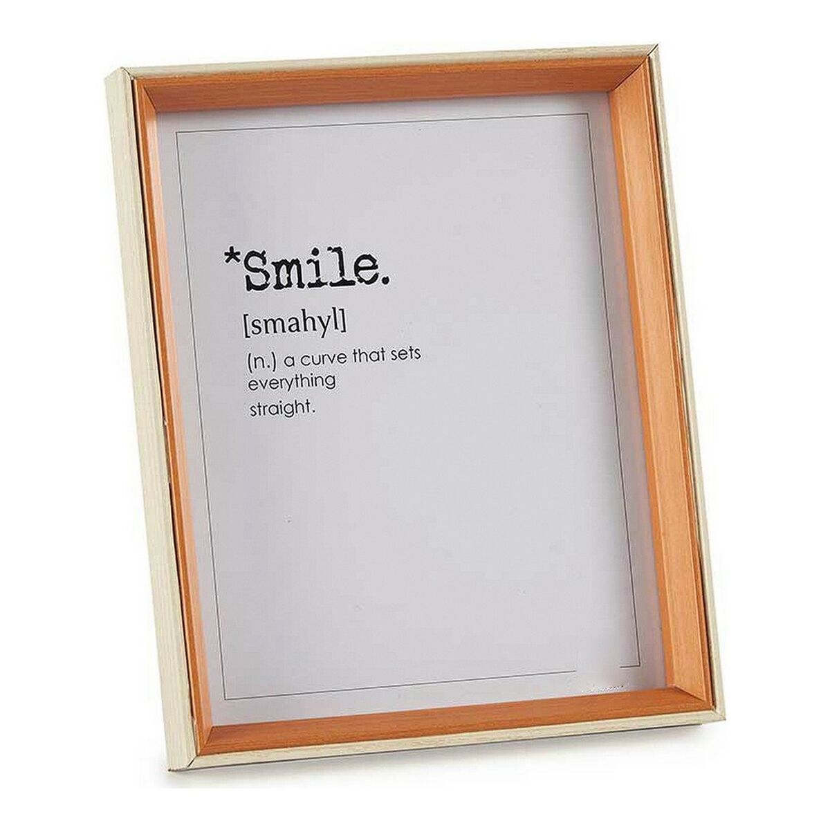 Fotoram Brun 22 x 27 x 3 cm Glas Vit Trä MDF - 4