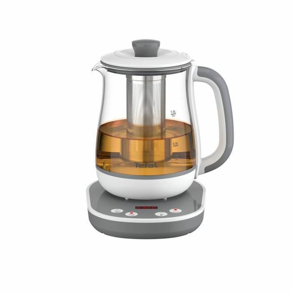 Elektrisk vattenkokare och tekanna Tefal BJ551B10 Rostfritt stål 1,5 L Vit/Grå