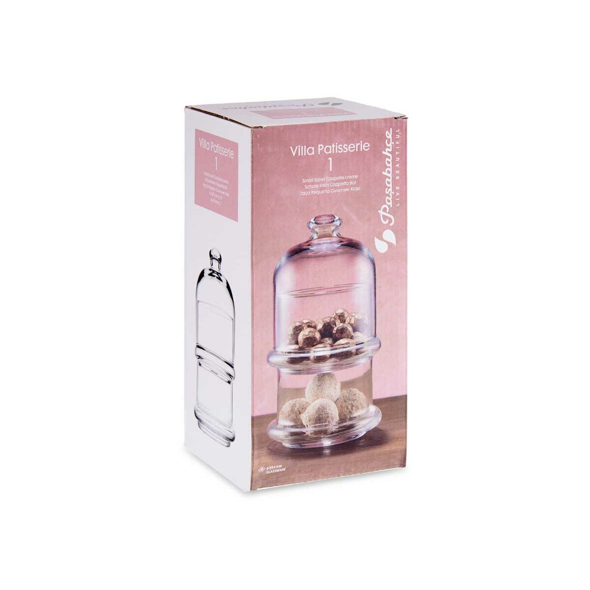 Burk Villa Patisserie Choklad Transparent Glas 9 x 16,5 x 9 cm - 6