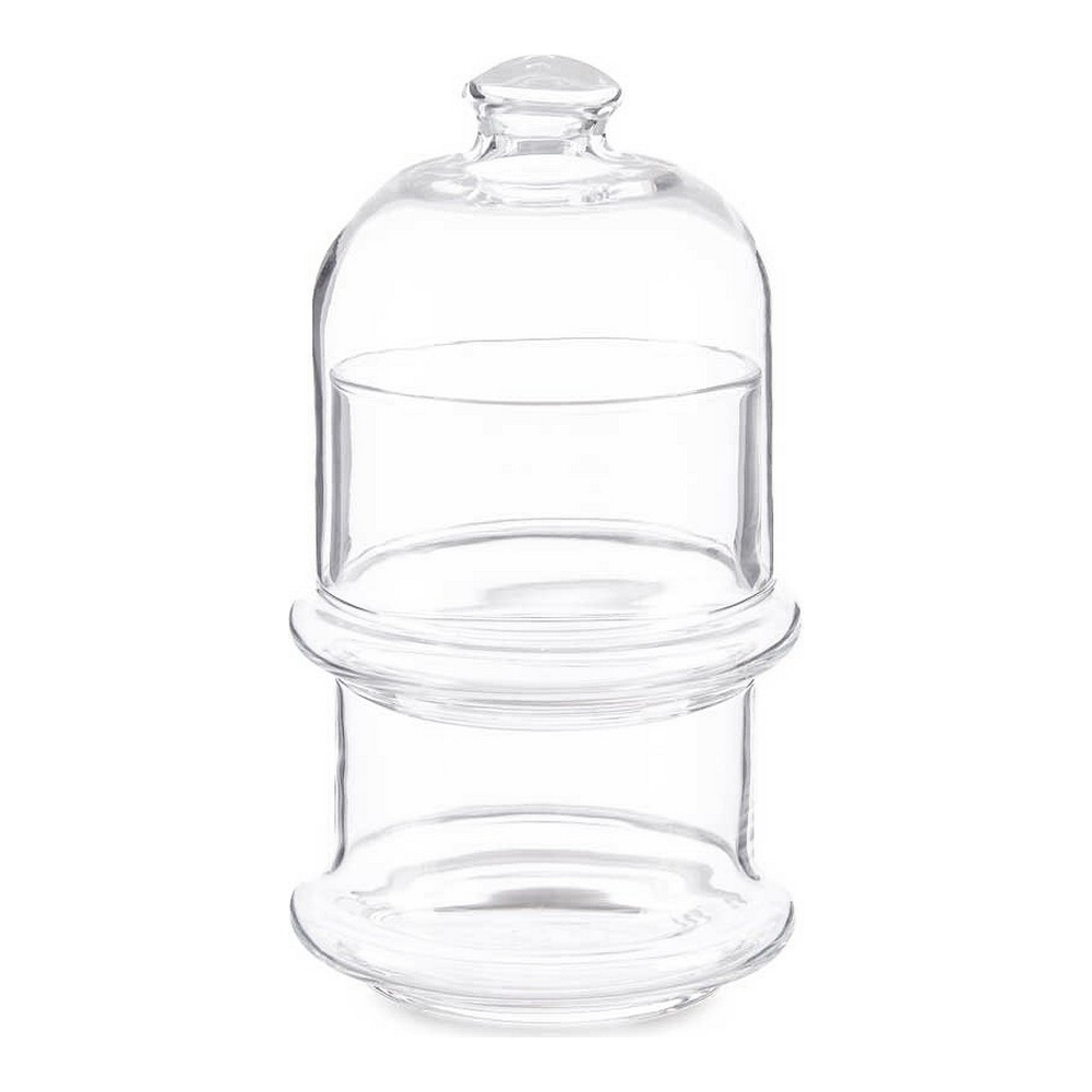 Burk Villa Patisserie Choklad Transparent Glas 9 x 16,5 x 9 cm