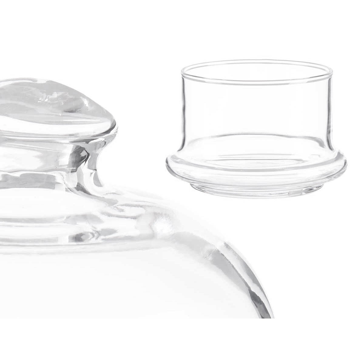 Burk Villa Patisserie Choklad Transparent Glas 9 x 16,5 x 9 cm - 5