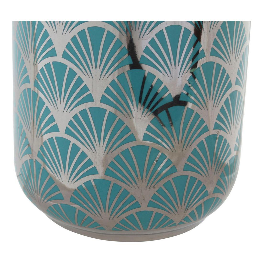 Vas DKD Home Decor Porslin Turkos Orientalisk (15 x 15 x 41.5 cm) - 2