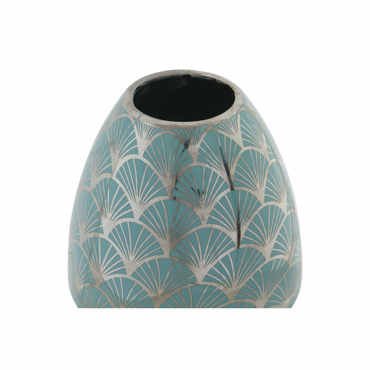 Vas DKD Home Decor Porslin Turkos Orientalisk Kromad 16 x 16 x 18 cm - 6