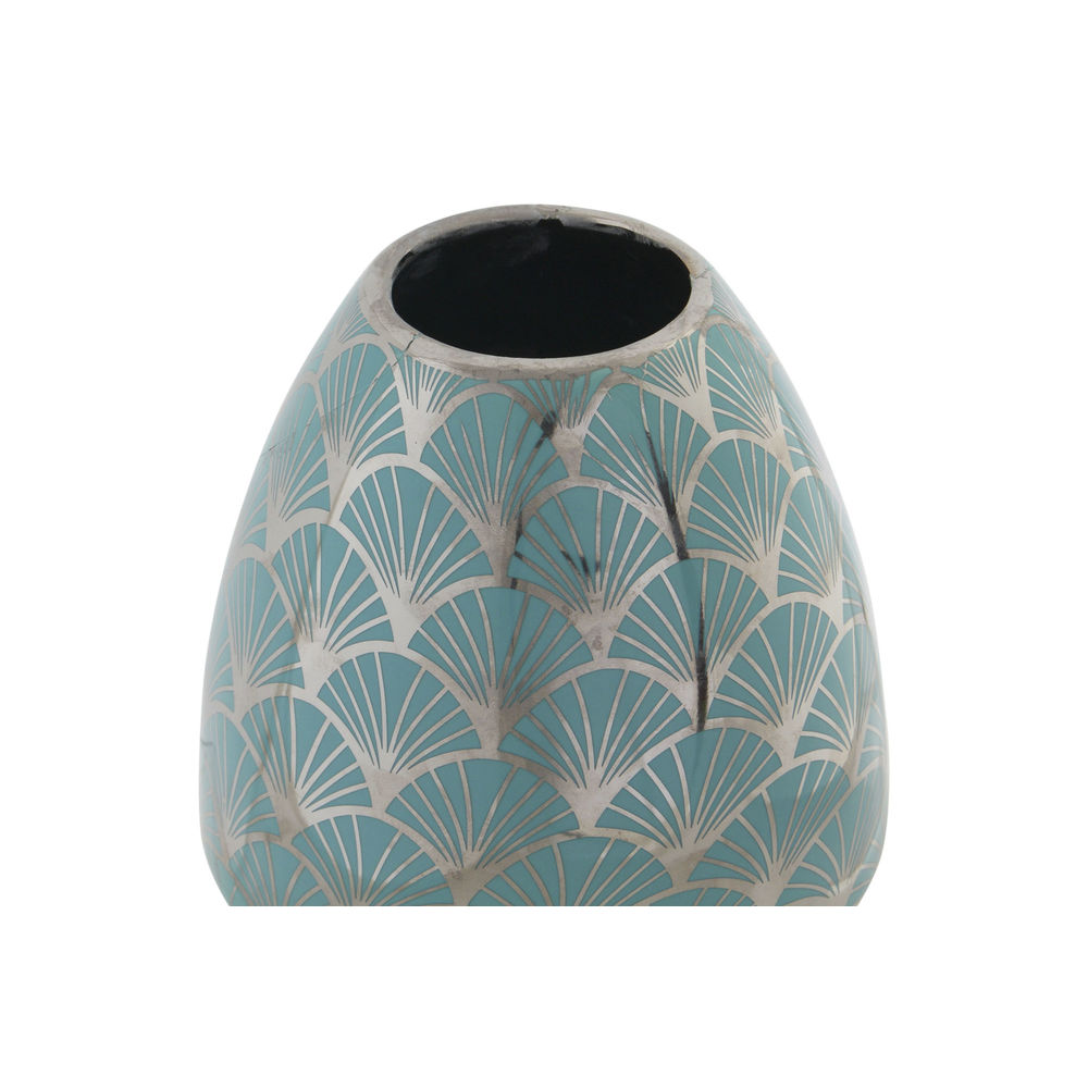 Vas DKD Home Decor Porslin Turkos Orientalisk Kromad 16 x 16 x 18 cm - 3