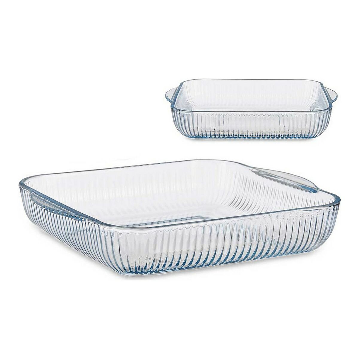 Ugnsform Optica Transparent Borosilikatglas (27,4 x 6 x 31,2 cm) - 4