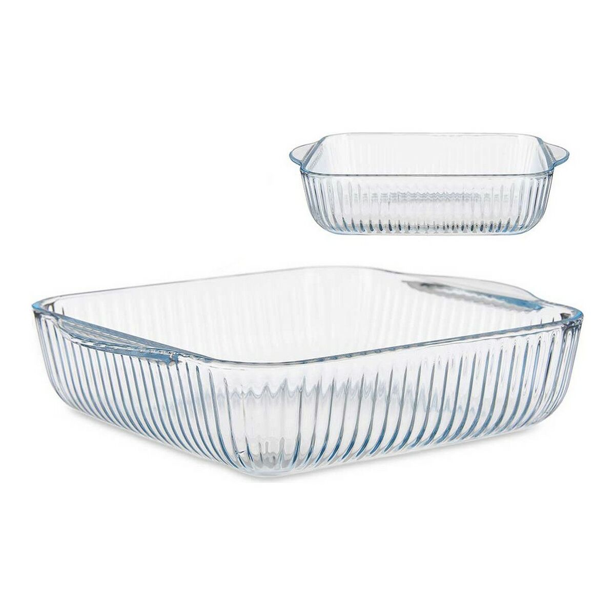 Ugnsform Optica Transparent Borosilikatglas (21,5 x 6 x 25,2 cm) - 4