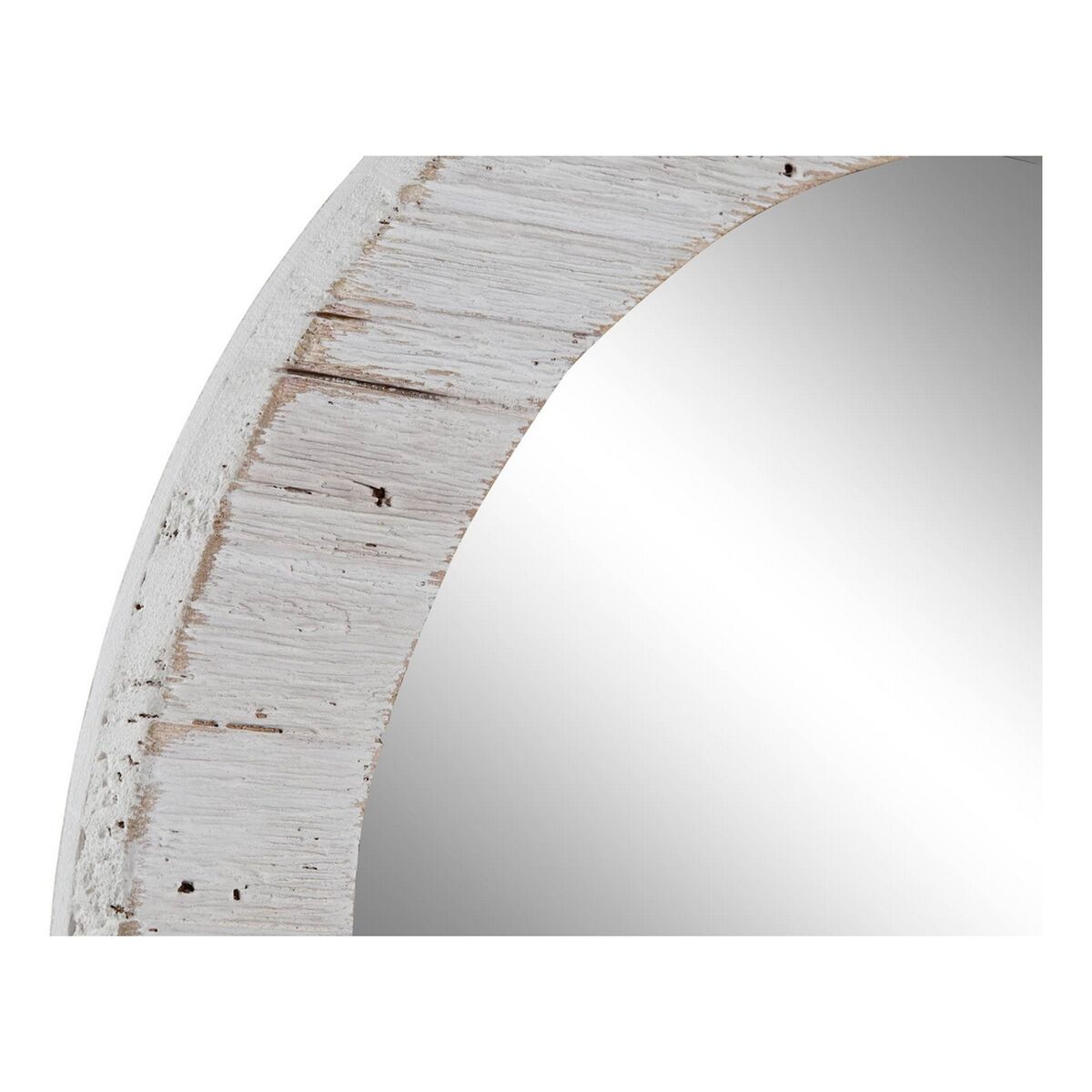 Väggspegel DKD Home Decor 41,5 x 4 x 40 cm Glas Naturell Vit Spiraler - 6