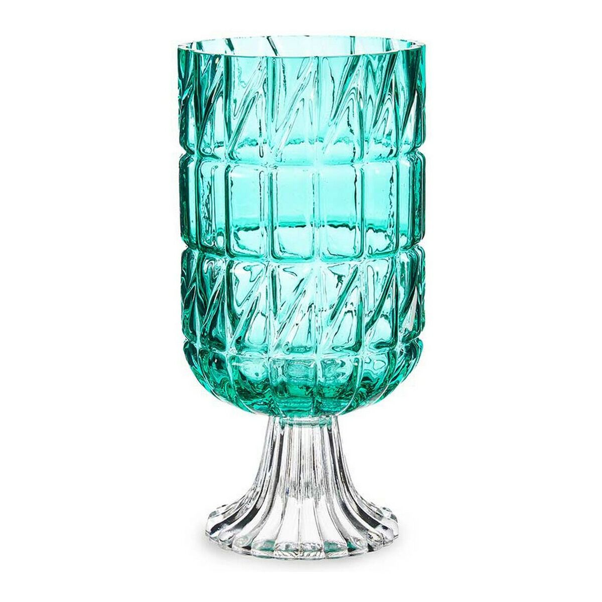 Vas Gravyr Glas Turkos (13 x 26,5 x 13 cm) - 5