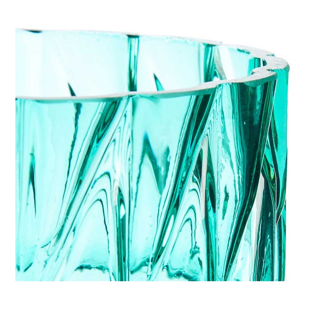 Vas Gravyr Glas Turkos (13 x 26,5 x 13 cm) - 2