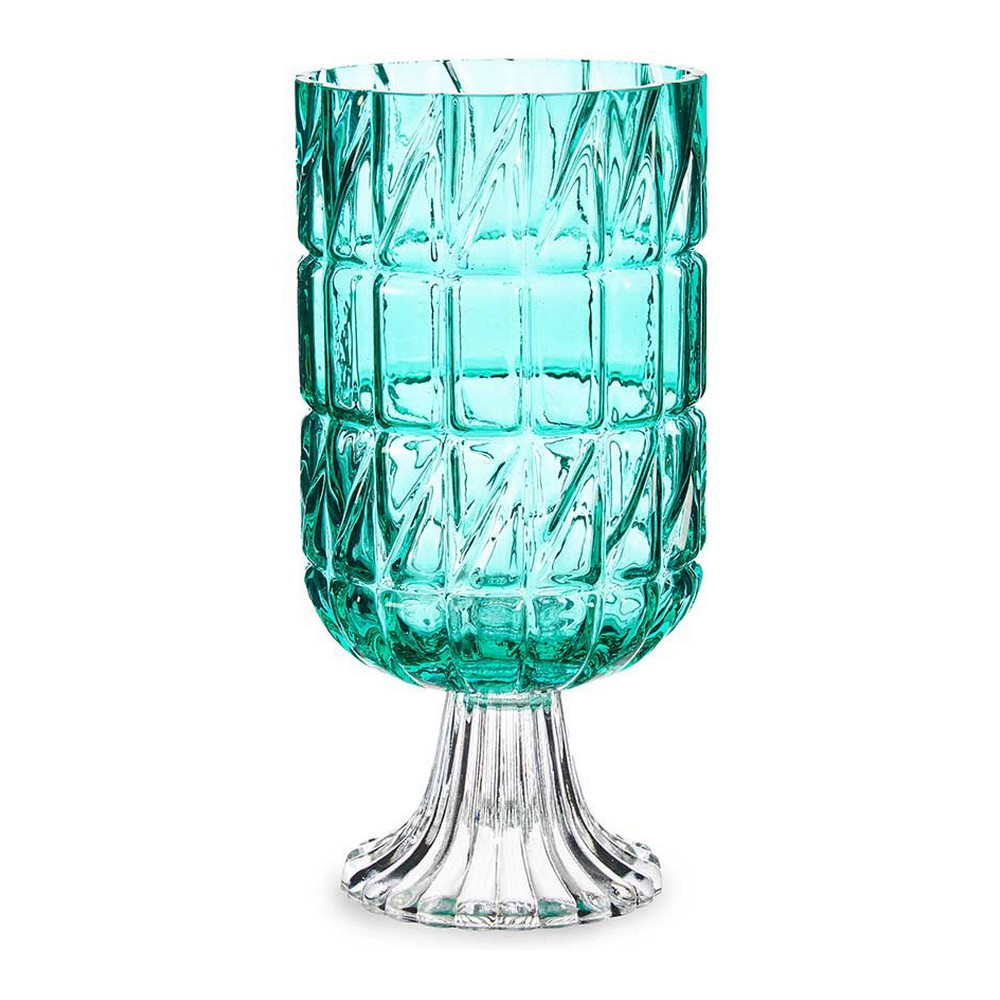 Vas Gravyr Glas Turkos (13 x 26,5 x 13 cm)