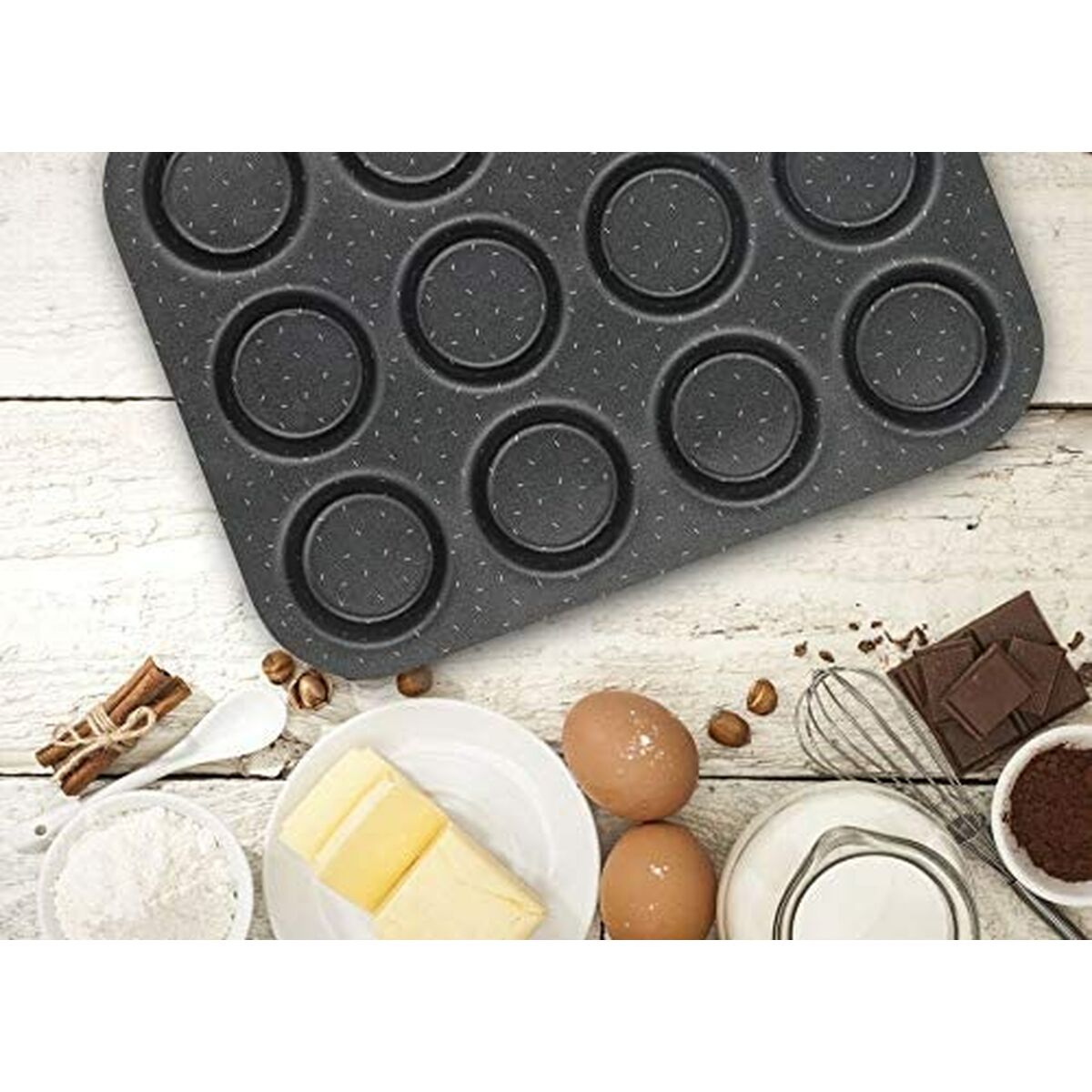 Muffinsbricka Tefal J5542802 Svart - 3