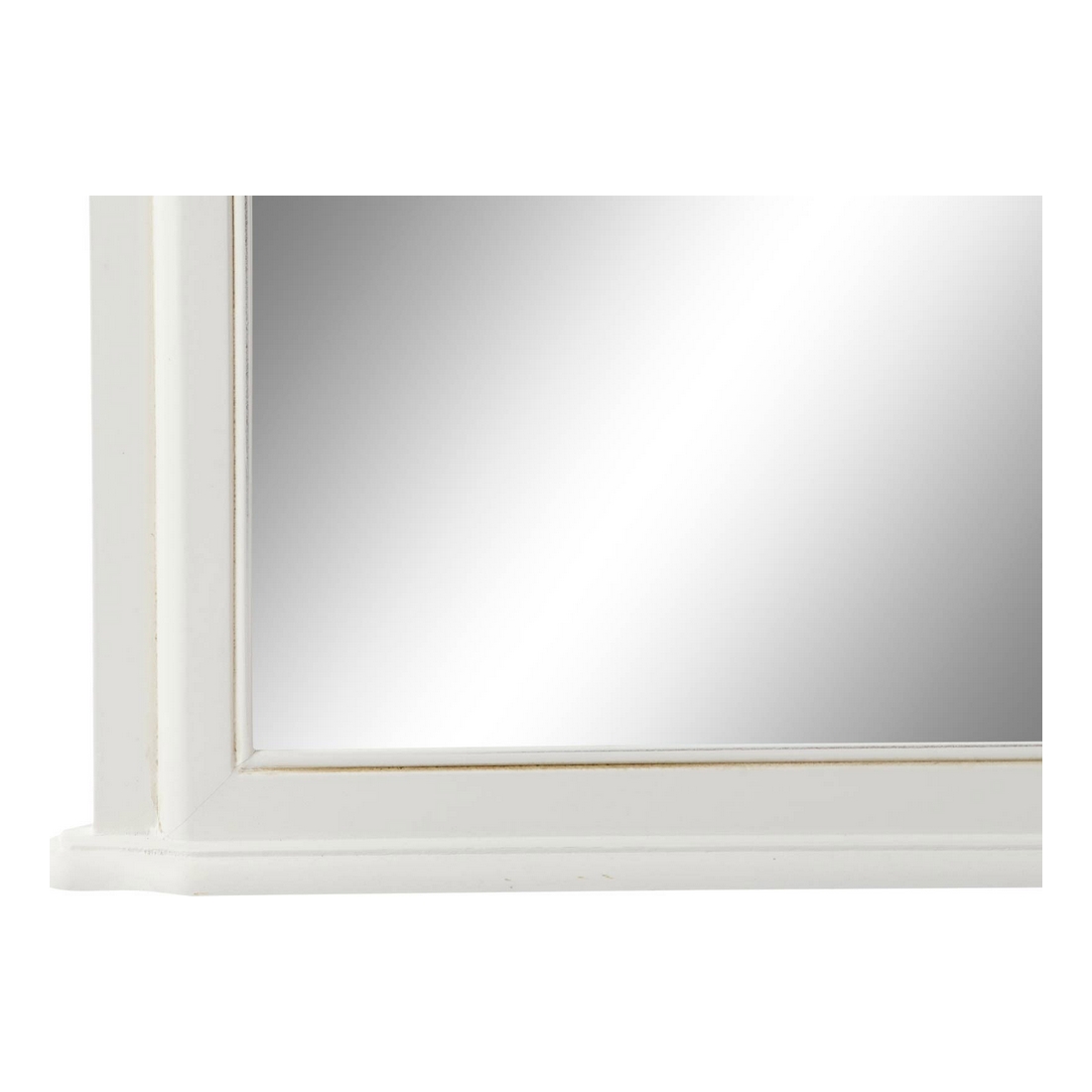 Väggspegel DKD Home Decor 115 x 6 x 66 cm Glas Brun Vit Romantisk - 2
