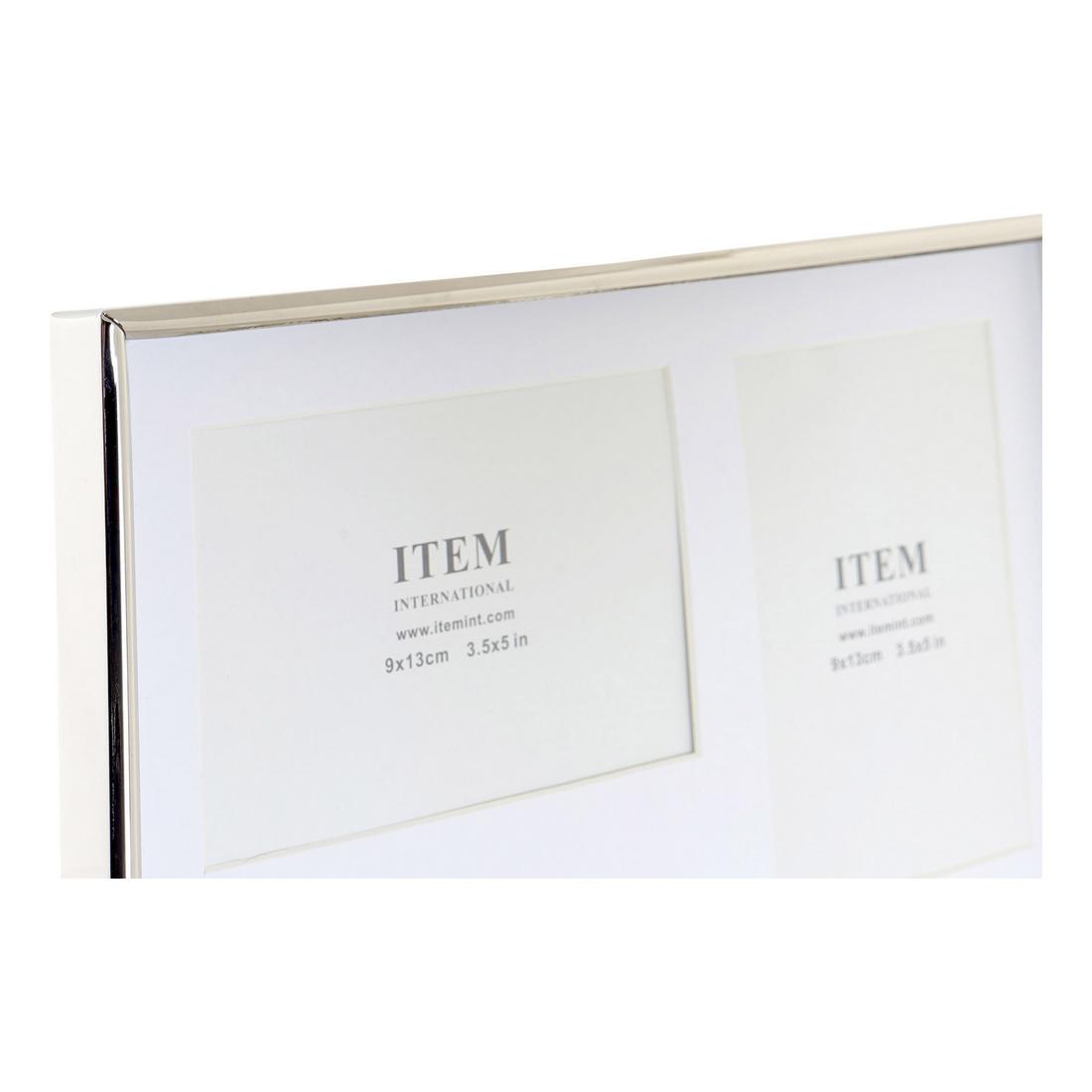 Fotoram DKD Home Decor Silvrig Metall Glas Plast Traditionell 29 x 2 x 29 cm - 2