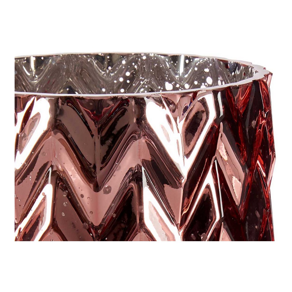 Vas Gravyr Ax Glas Rosa (11,3 x 19,5 x 11,3 cm) - 2