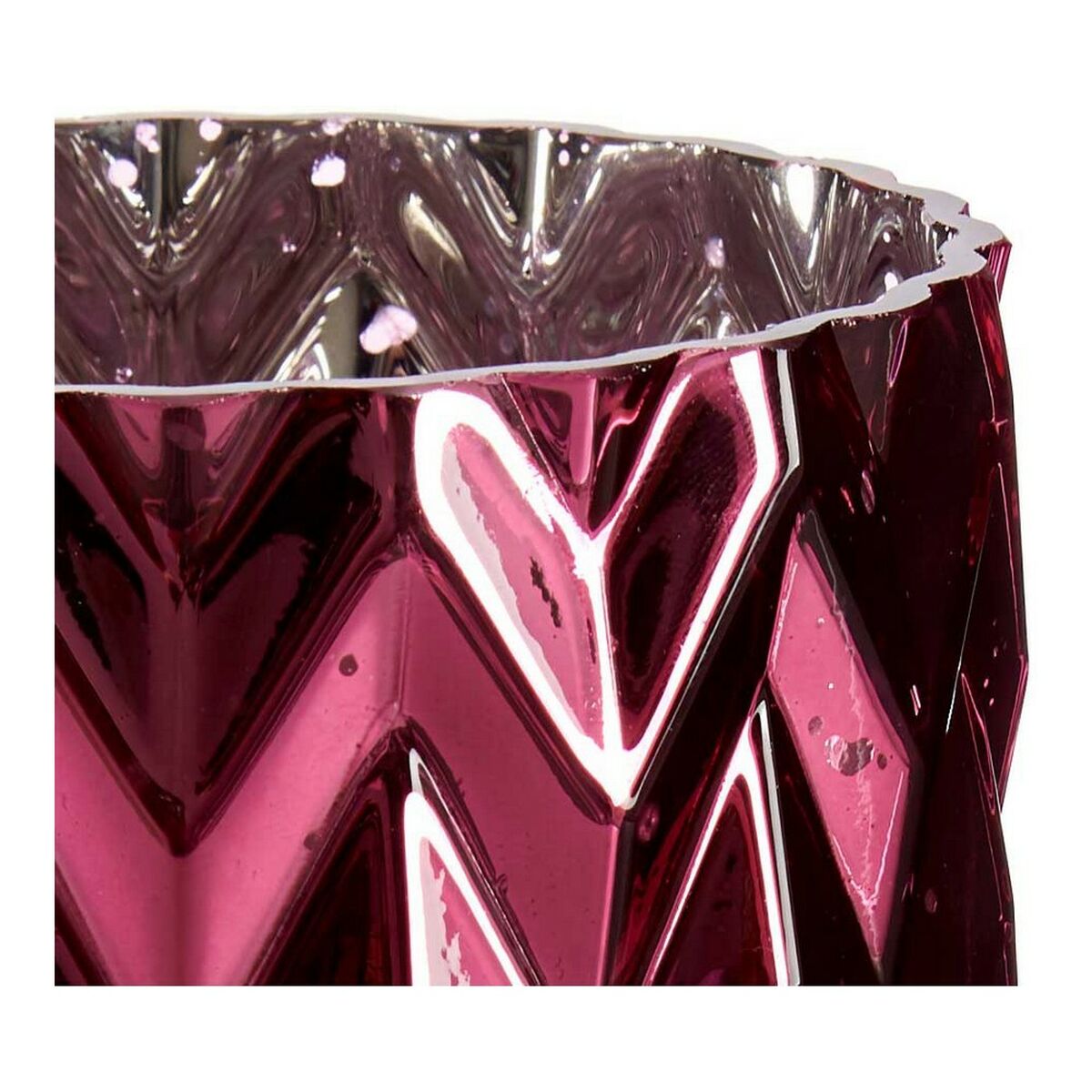 Vas Rosa Gravyr Ax Glas (11,3 x 19,5 x 11,3 cm) - 4