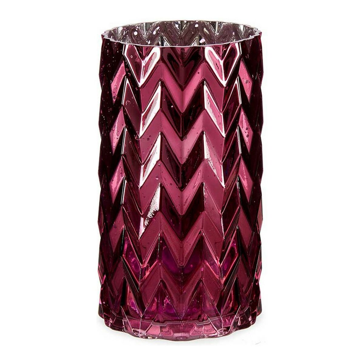 Vas Rosa Gravyr Ax Glas (11,3 x 19,5 x 11,3 cm) - 3