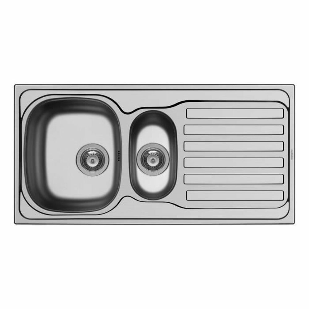 Dubbel diskho Nord Inox 100 x 50 x 15 cm