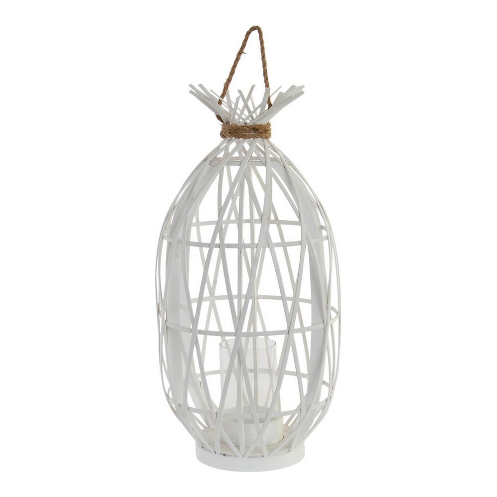 Ljusstakar DKD Home Decor 8424001807802 Trä Vit 30 x 30 x 58 cm Medelhavs
