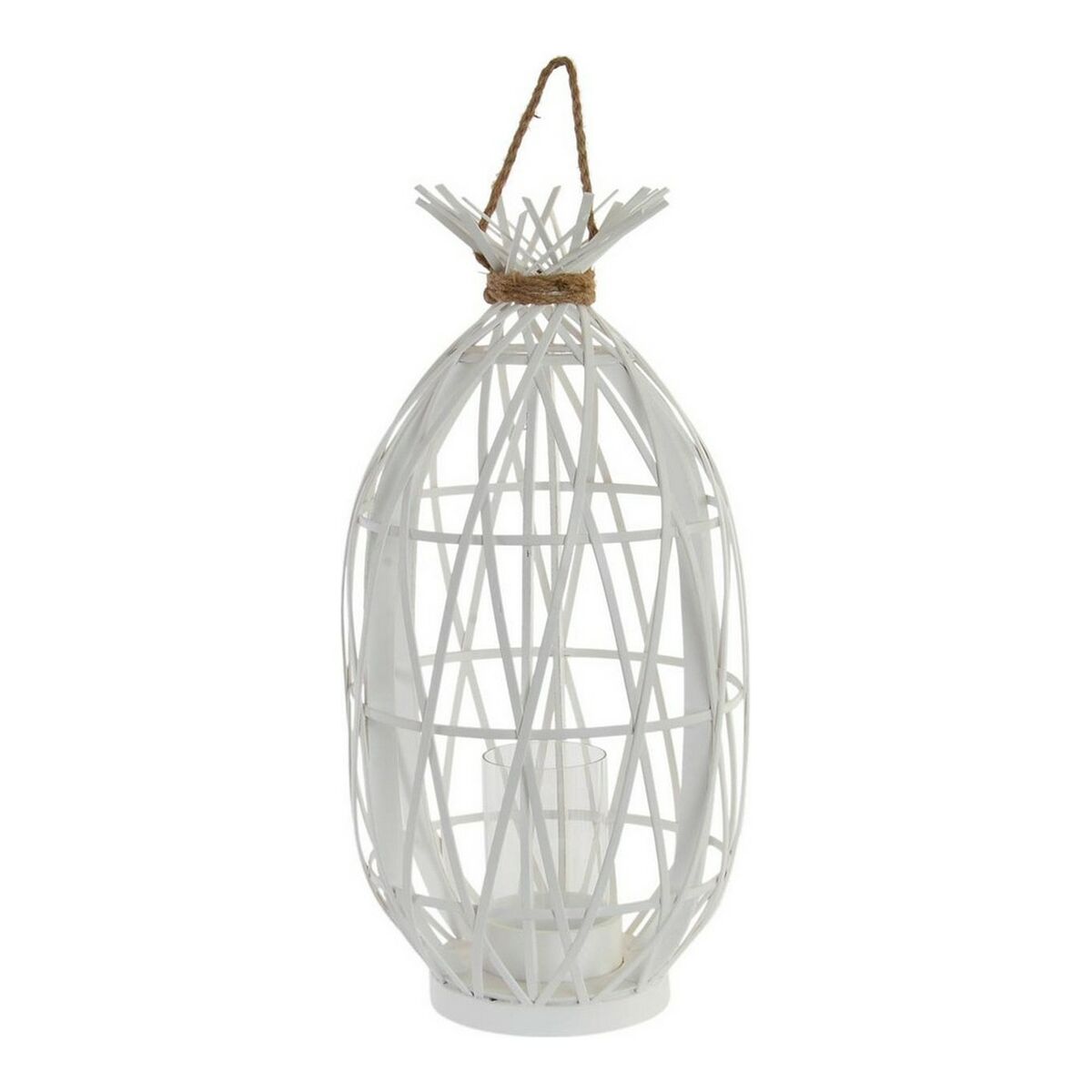 Ljusstakar DKD Home Decor 8424001807802 Trä Vit 30 x 30 x 58 cm Medelhavs - 4