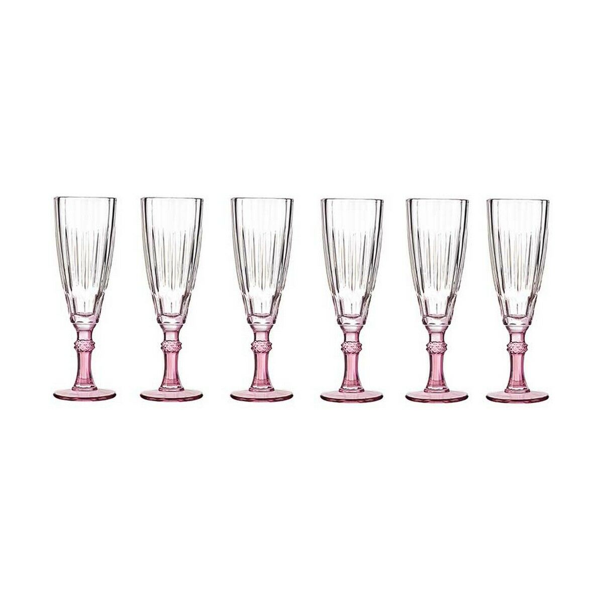 Champagneglas Exotic Glas Rosa 170 ml - 3
