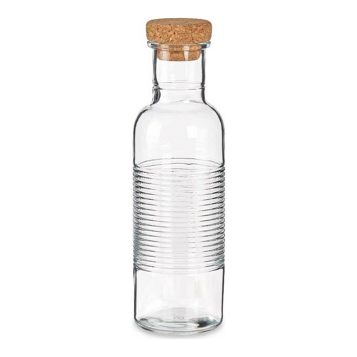 Flaska Hoop Transparent 1,07 L Naturell Kork Glas - 3