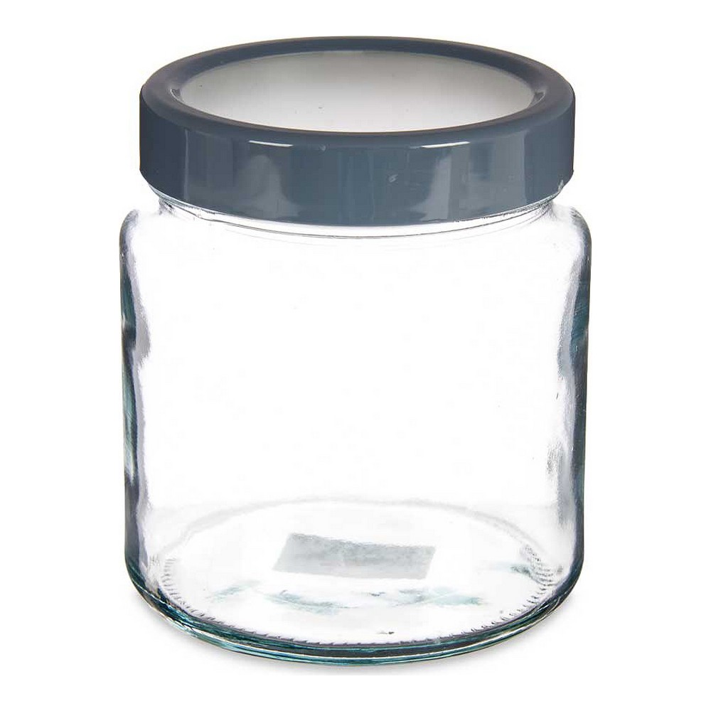 Burk Grå Transparent Glas (11,5 x 13,2 x 11,5 cm) (1000 ml)