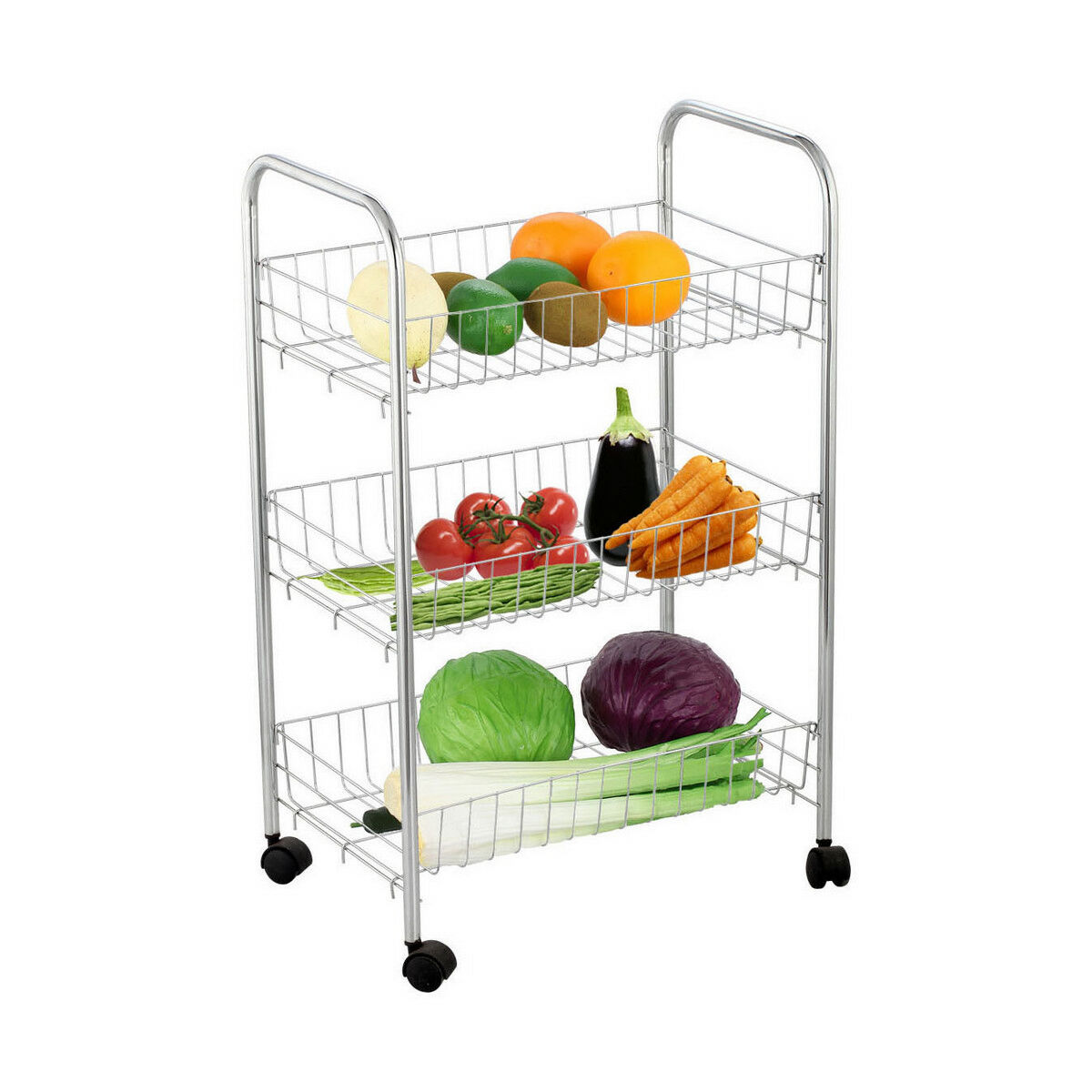 Organiserare Confortime Metall Kromad (40 x 26 x 62 cm) - 2