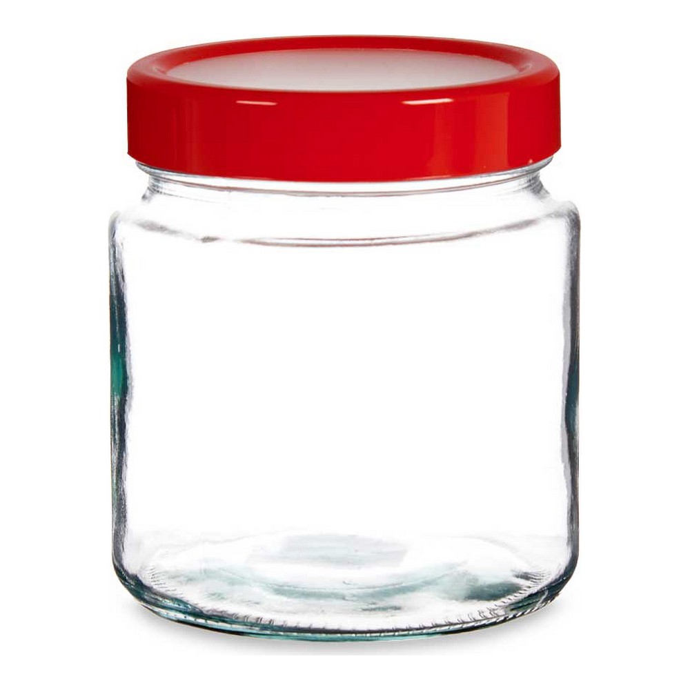 Burk Röd Transparent 11,5 x 35,5 x 11,5 cm Glas 1 L polypropen
