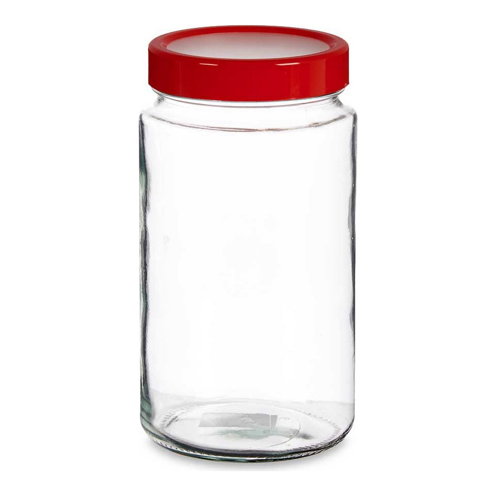 Burk Röd Transparent 11,5 x 21 x 11,5 cm Glas 2 L polypropen