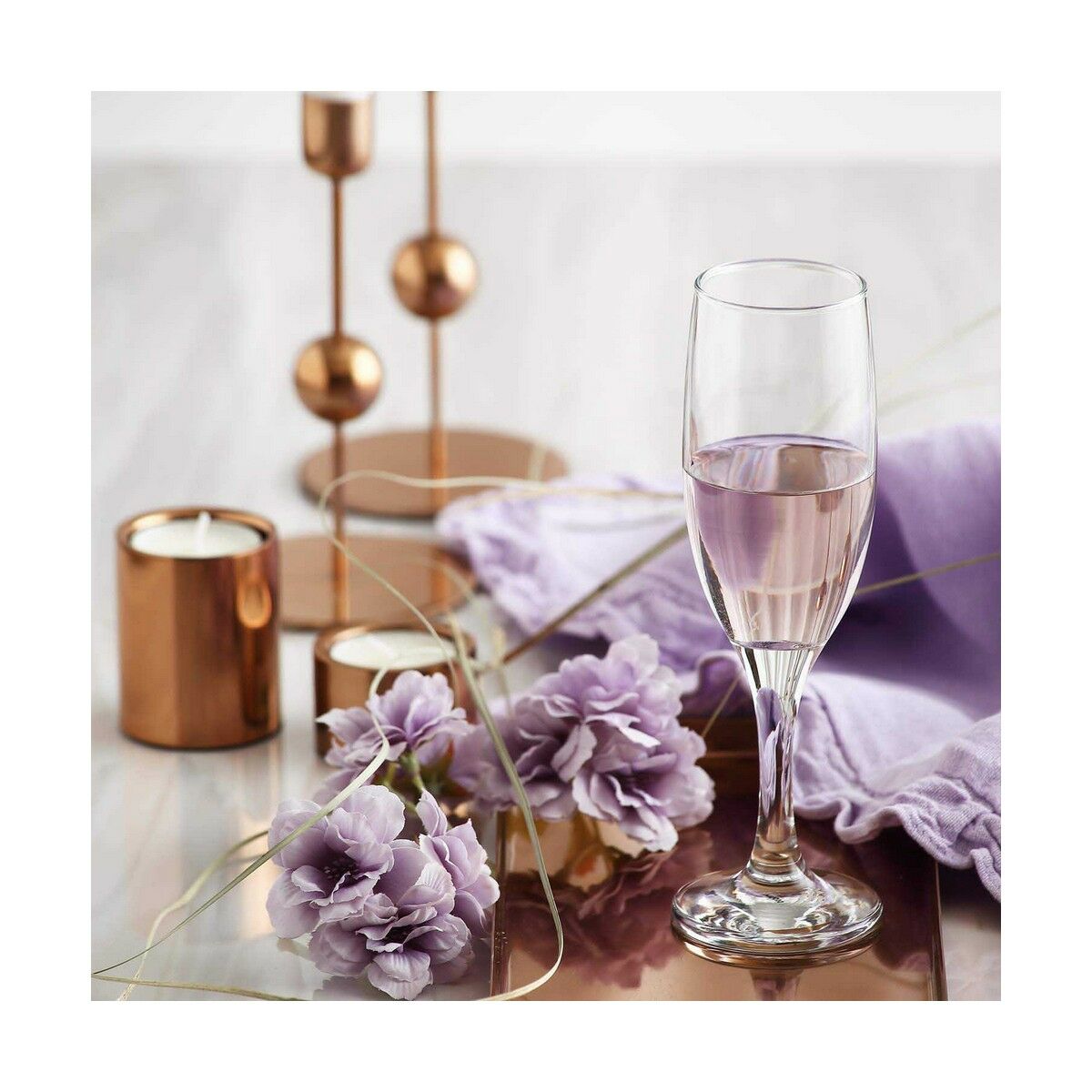 Champagneglas Misket 190 ml Set Ø 5 x 19,3 cm (6 antal) - 4