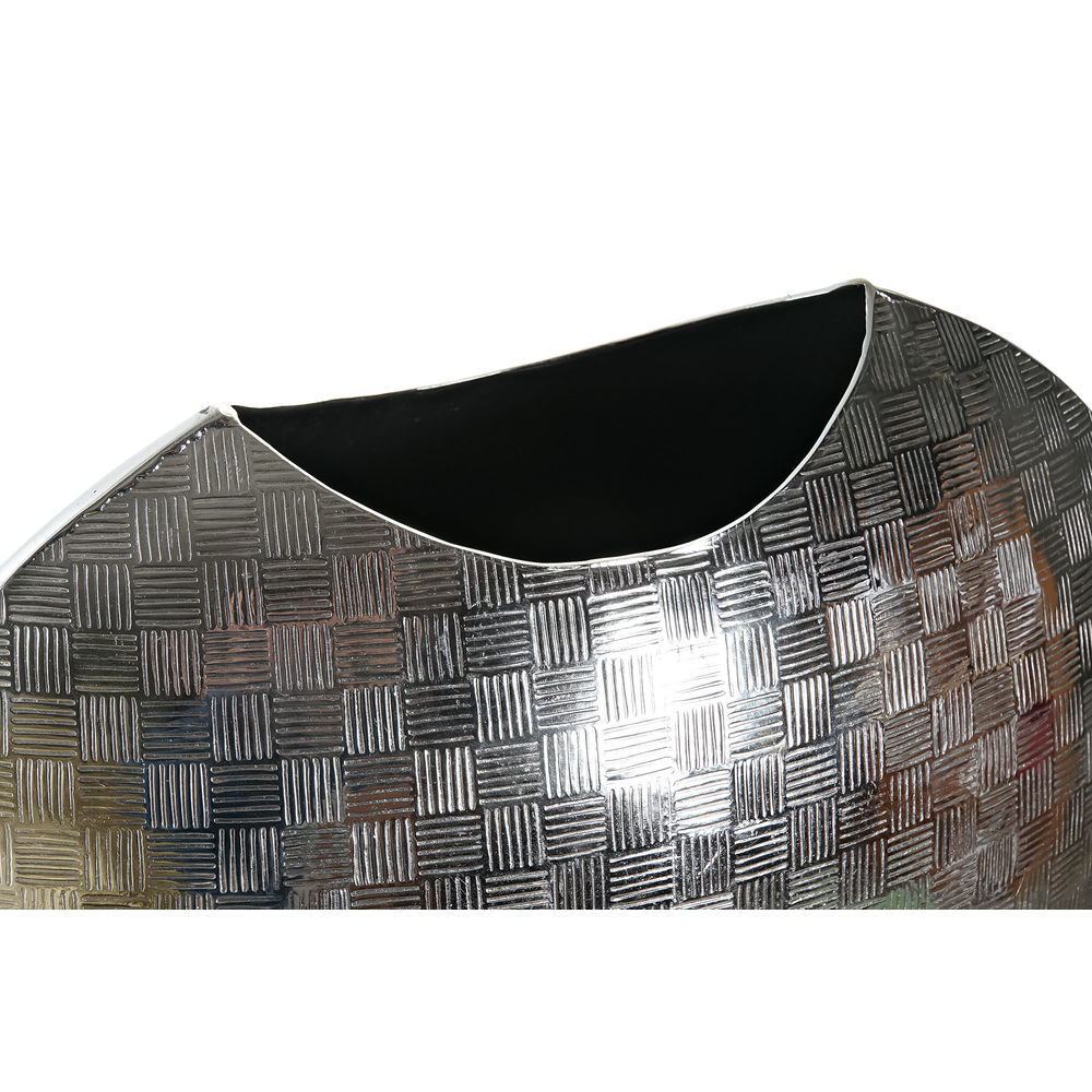 Vas DKD Home Decor 37 x 14 x 33 cm Silvrig Gyllene Aluminium Modern (2 antal) - 2
