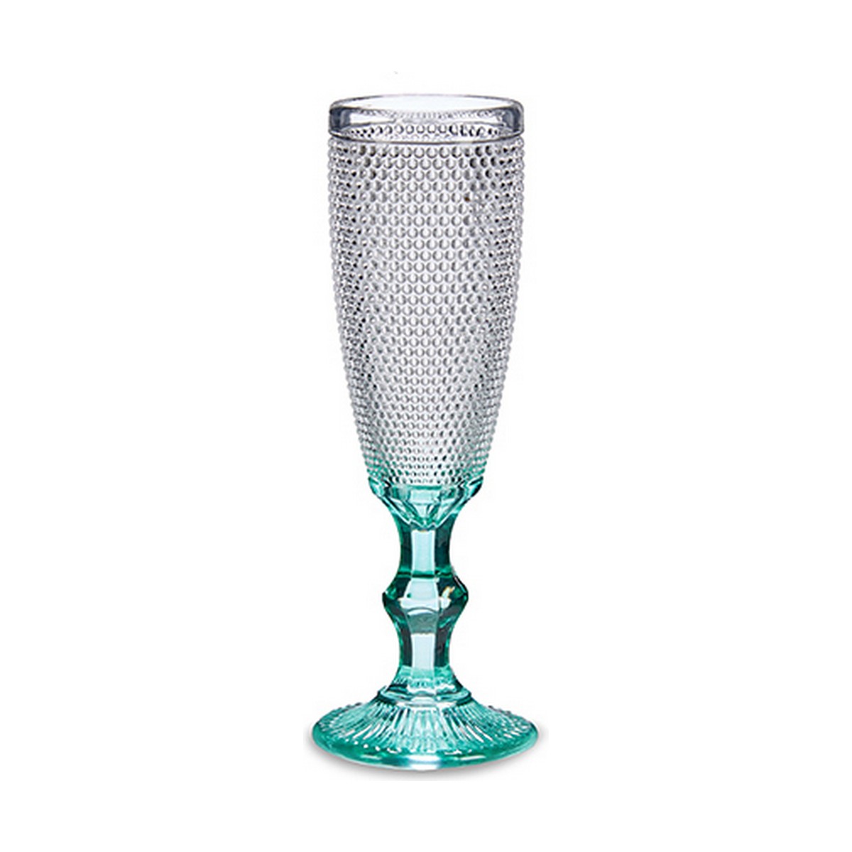 Champagneglas Turkos Poäng Glas 6 antal (185 ml)