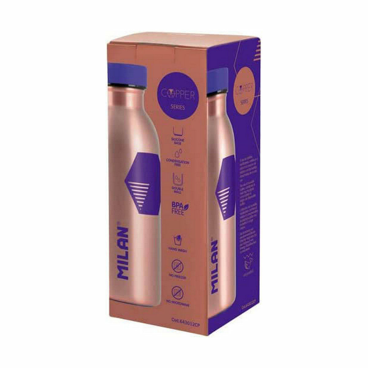 Termos Milan Lila Rostfritt stål (354 ml) - 6