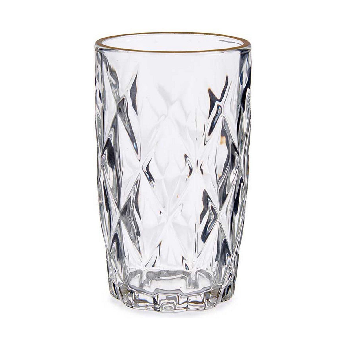 Glas Diamant Gyllene Transparent Glas 6 antal (340 ml)