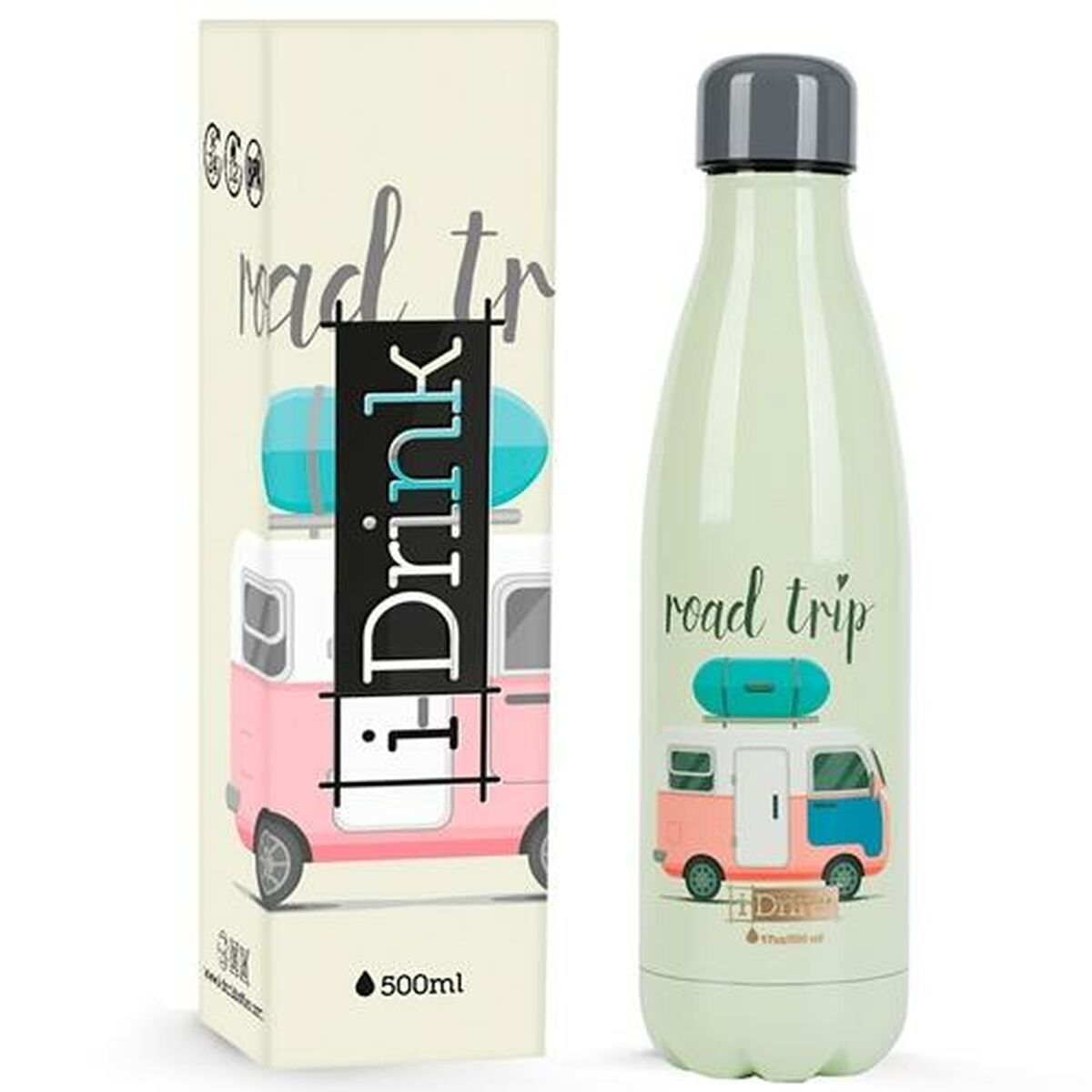 Termoflaskan iTotal Road Trip Rostfritt stål (500 ml)