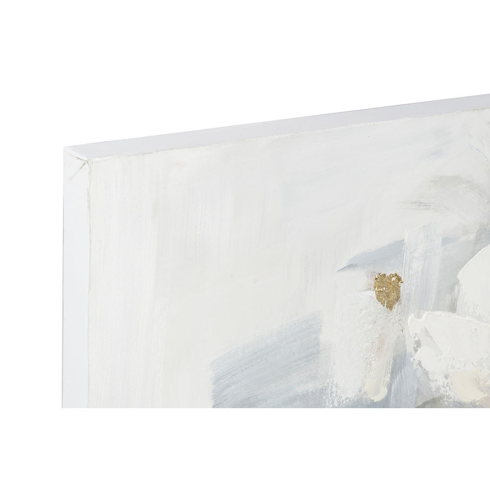 Tavla DKD Home Decor Kanvas 80 x 3,5 x 100 cm Virágok Shabby Chic (2 antal) - 2