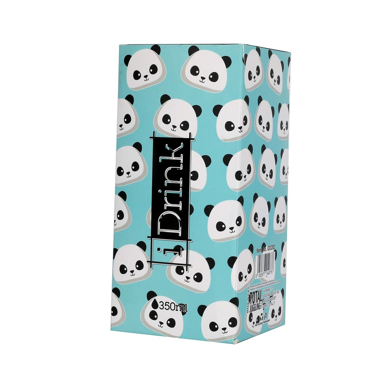 Termosmugg med lock iTotal Blå Gosepanda Dubbel vägg Rostfritt stål 350 ml - 2