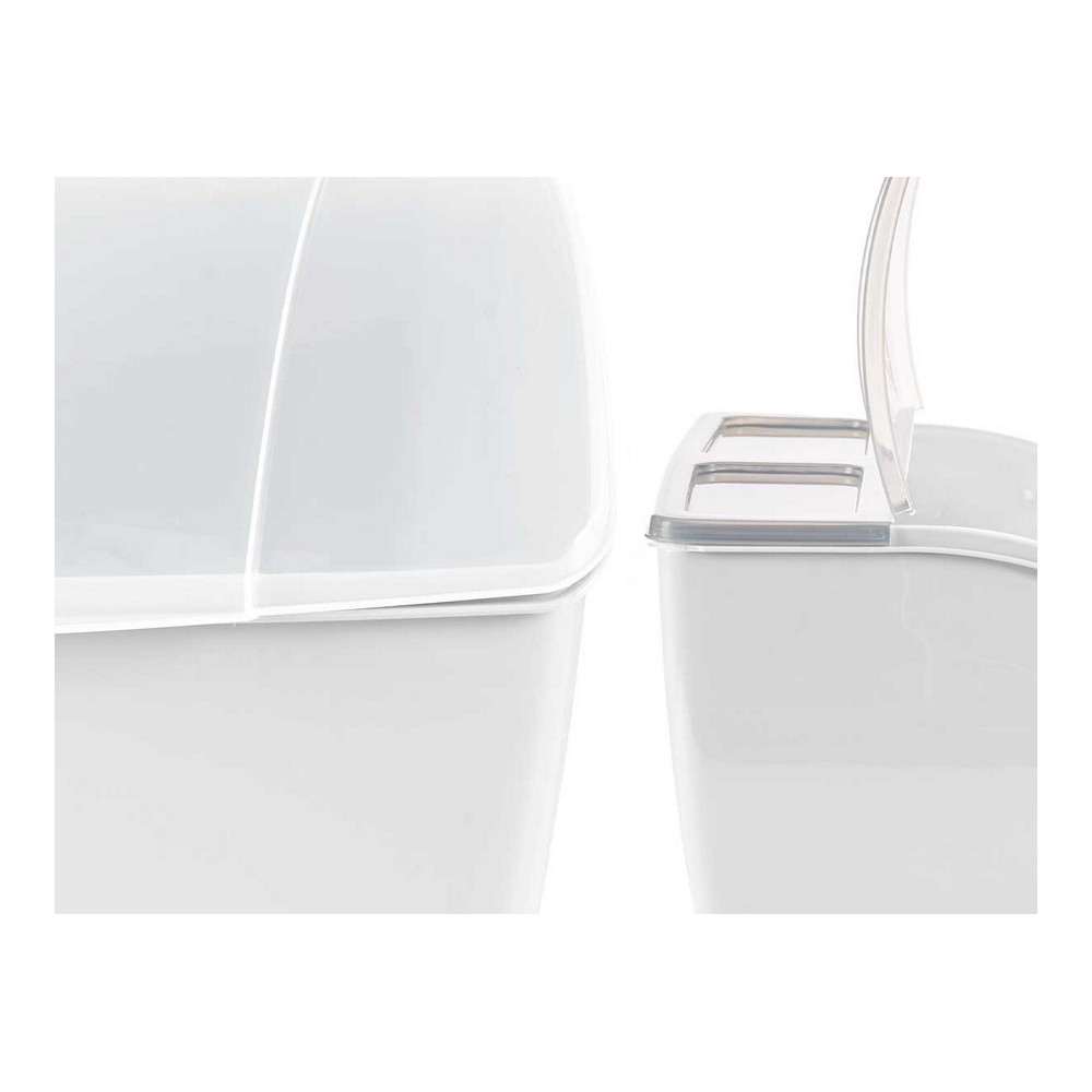 Brödkorg Vit Plast (29,5 x 20,5 x 41 cm) - 2