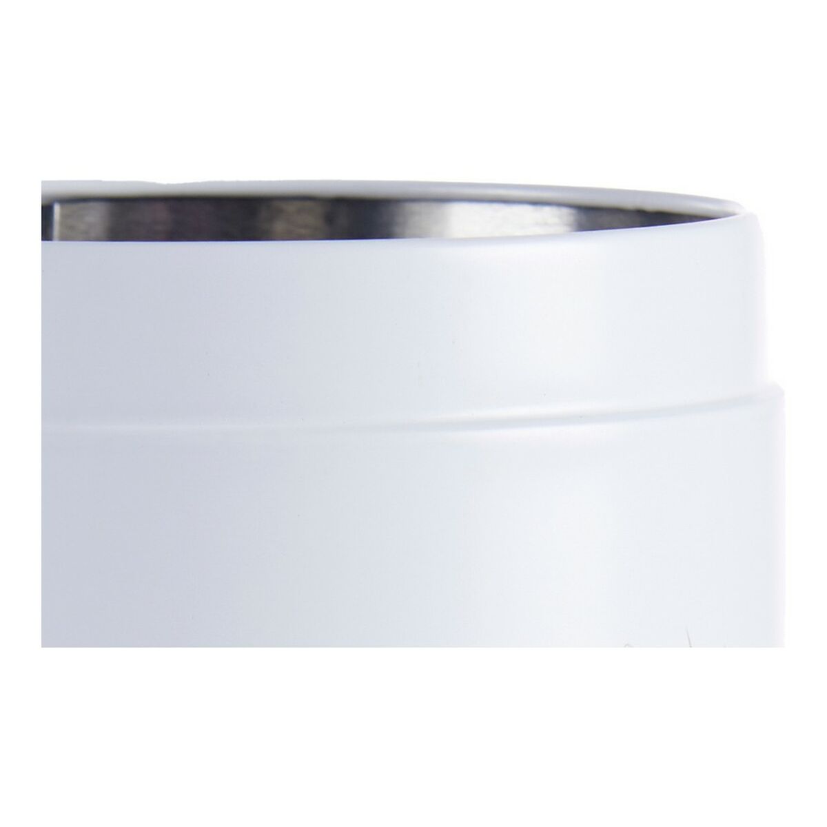 Burk 10,4 x 18,2 x 10,4 cm Vit Tenn - 5