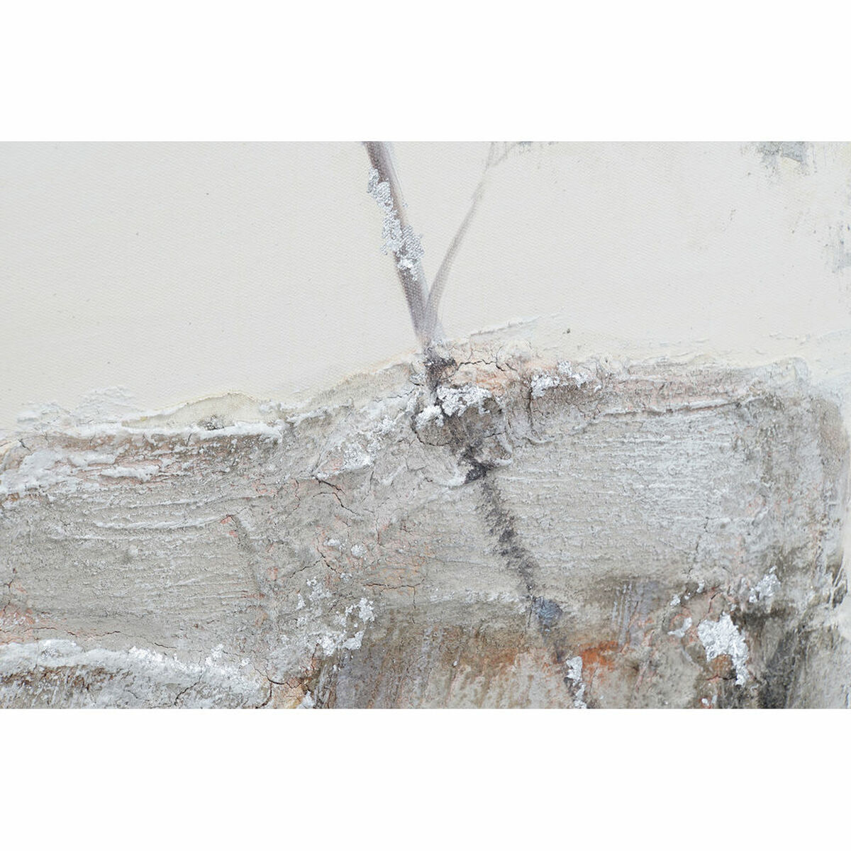 Tavla DKD Home Decor Kanvas 100 x 3,8 x 100 cm Träd Cottage (2 antal) - 7