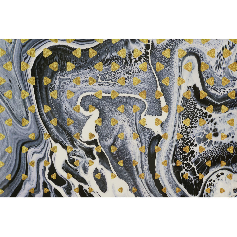 Tavla DKD Home Decor Abstrakt 60 x 3 x 90 cm Modern Lackad (2 antal) - 2