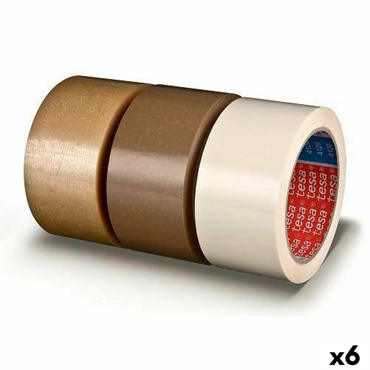 Självhäftande band TESA STANDARD Förpackning 50 mm x 66 m Transparent