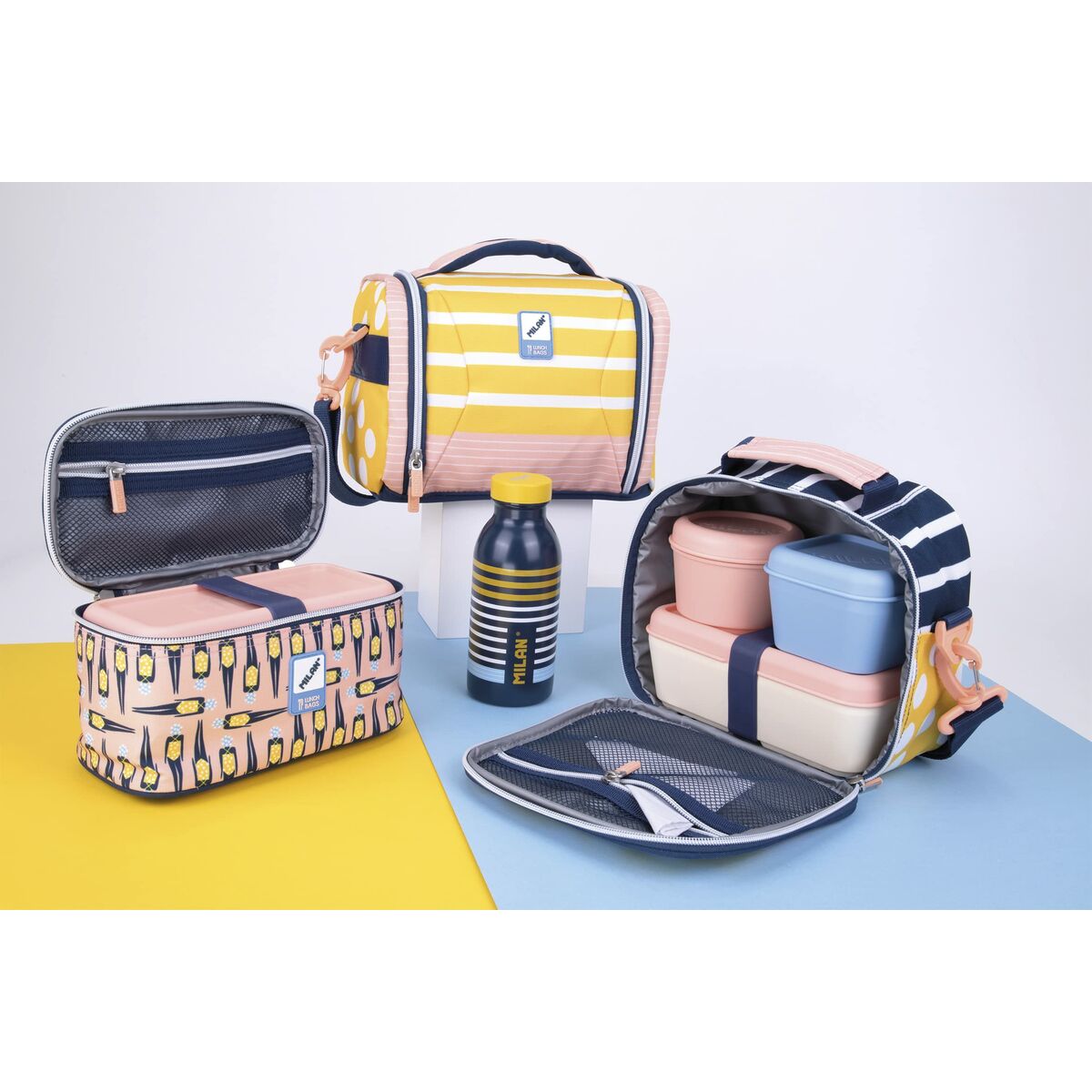 Återanvändbar matväska Milan Swins 2 Multicolour (23 x 20 x 11 cm) (35 L) - 2