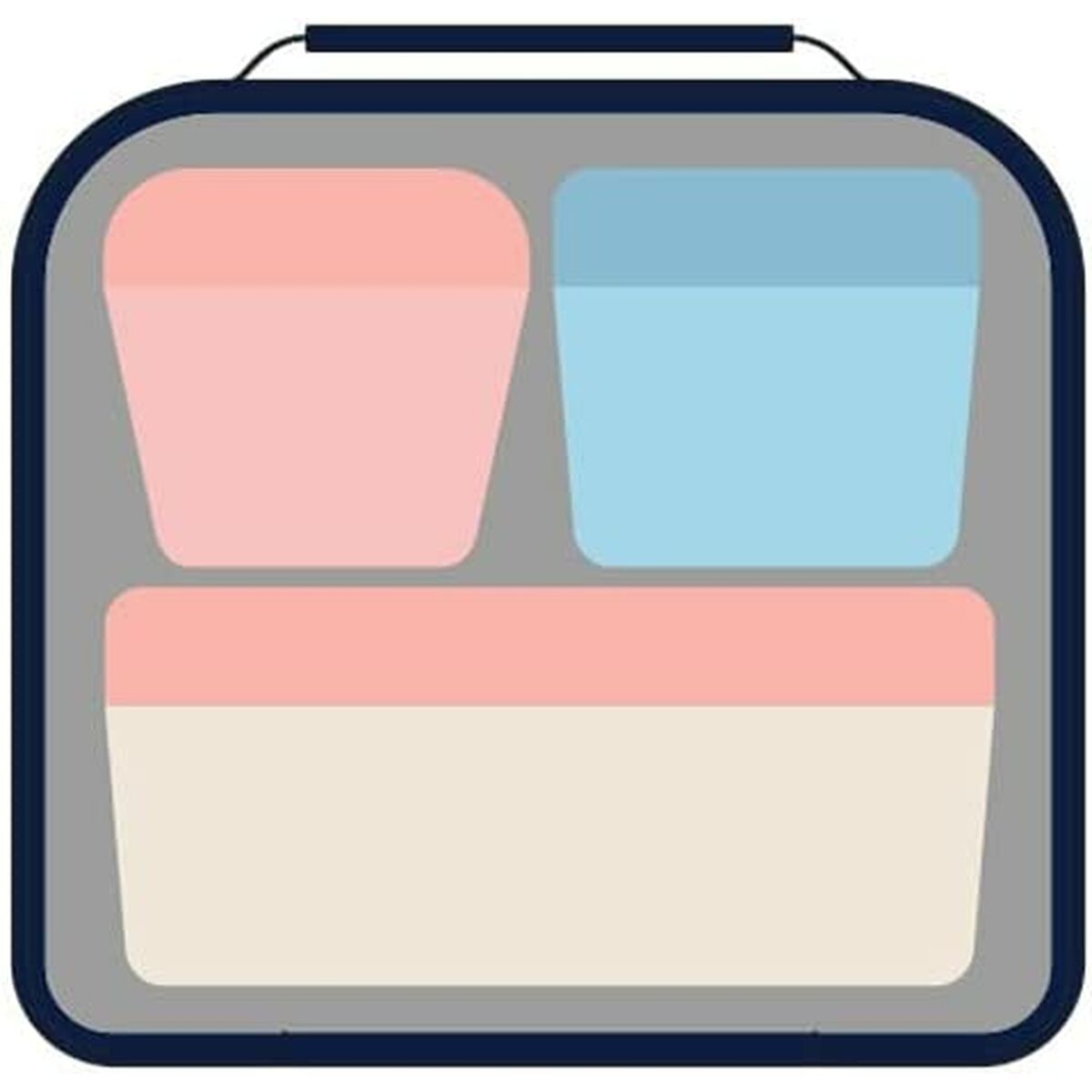Återanvändbar matväska Milan Swins 2 Multicolour (23 x 20 x 11 cm) (35 L) - 3