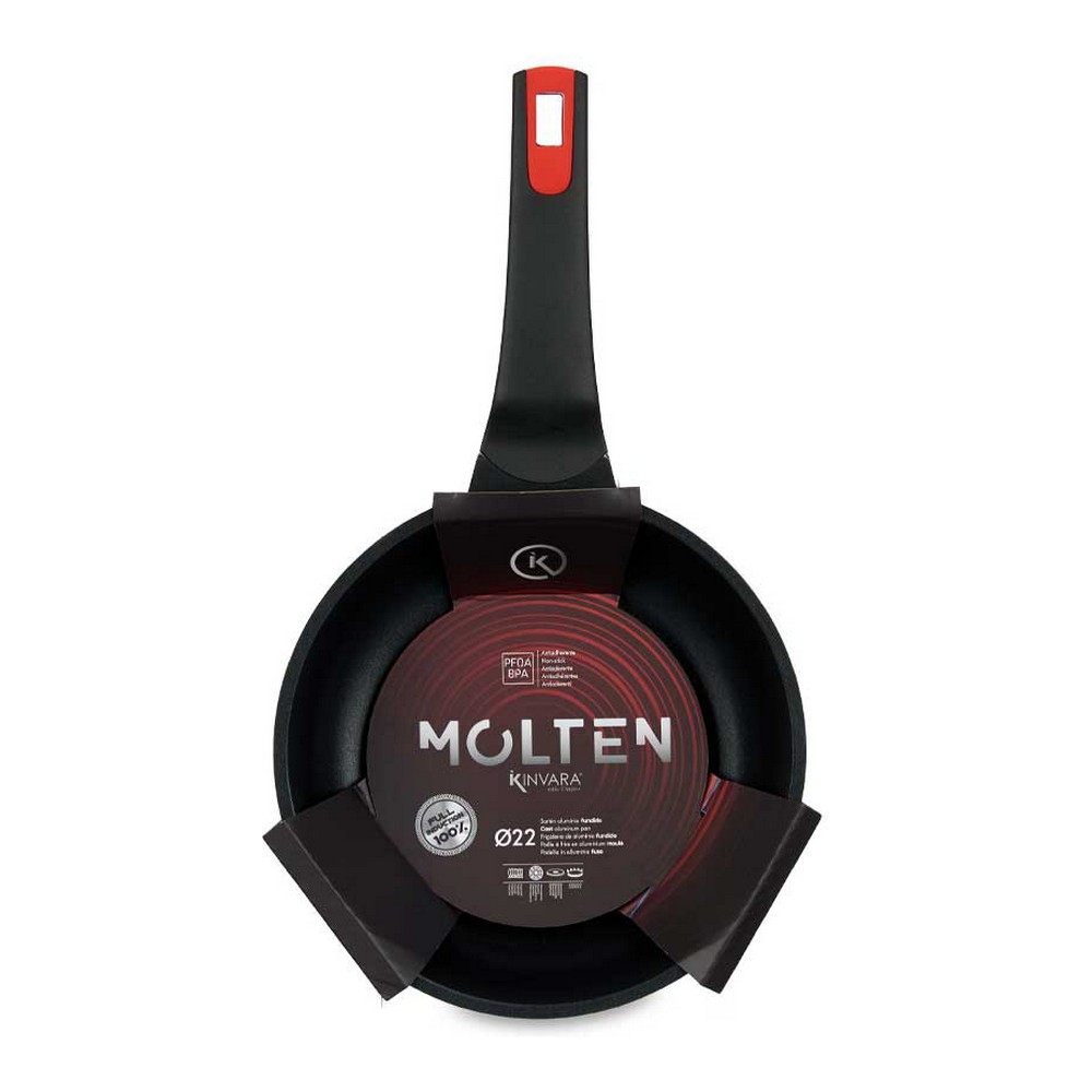 Stekpanna Molten Svart Aluminium (Ø 22 cm) - 3