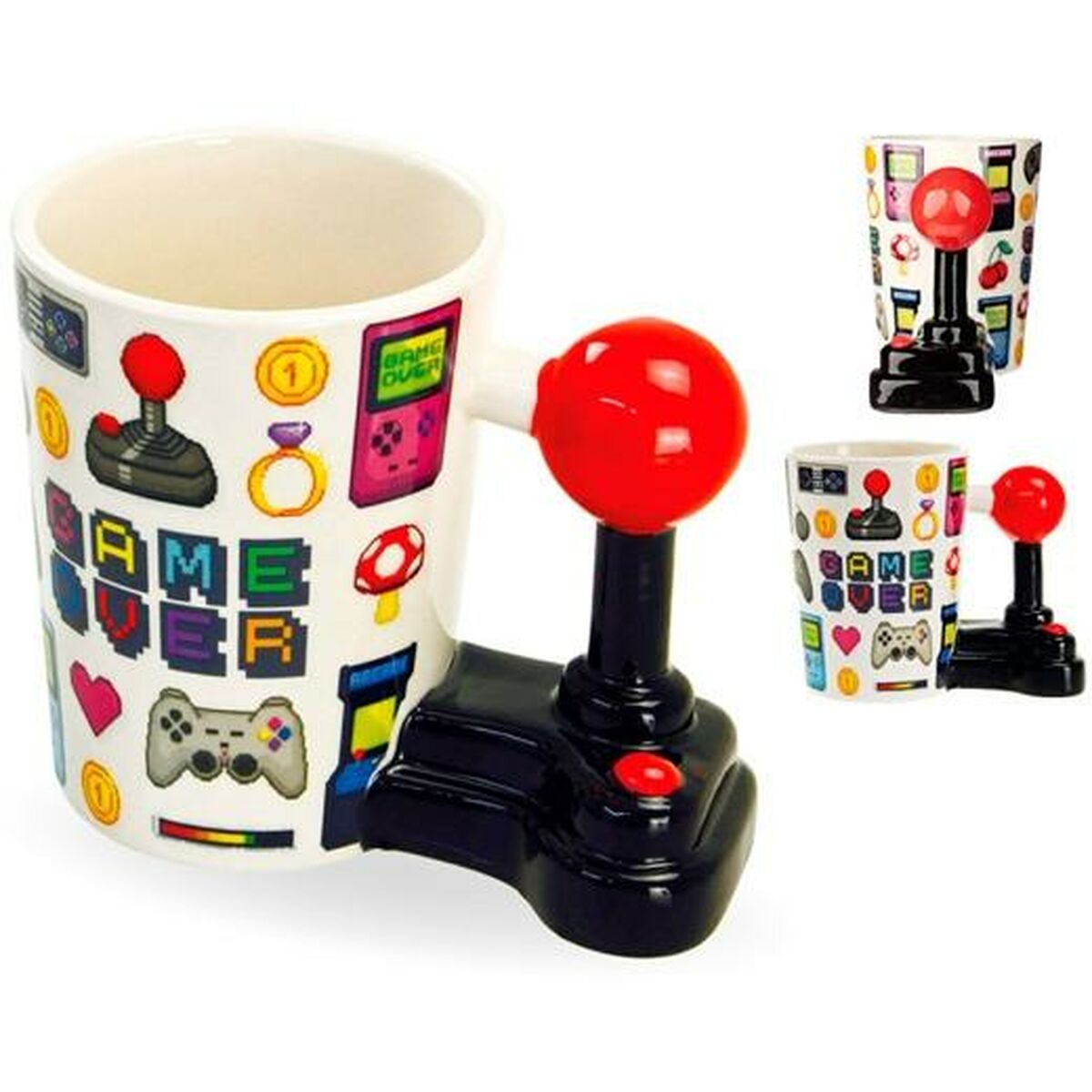 Keramikmugg iTotal Game Over Keramik Multicolour