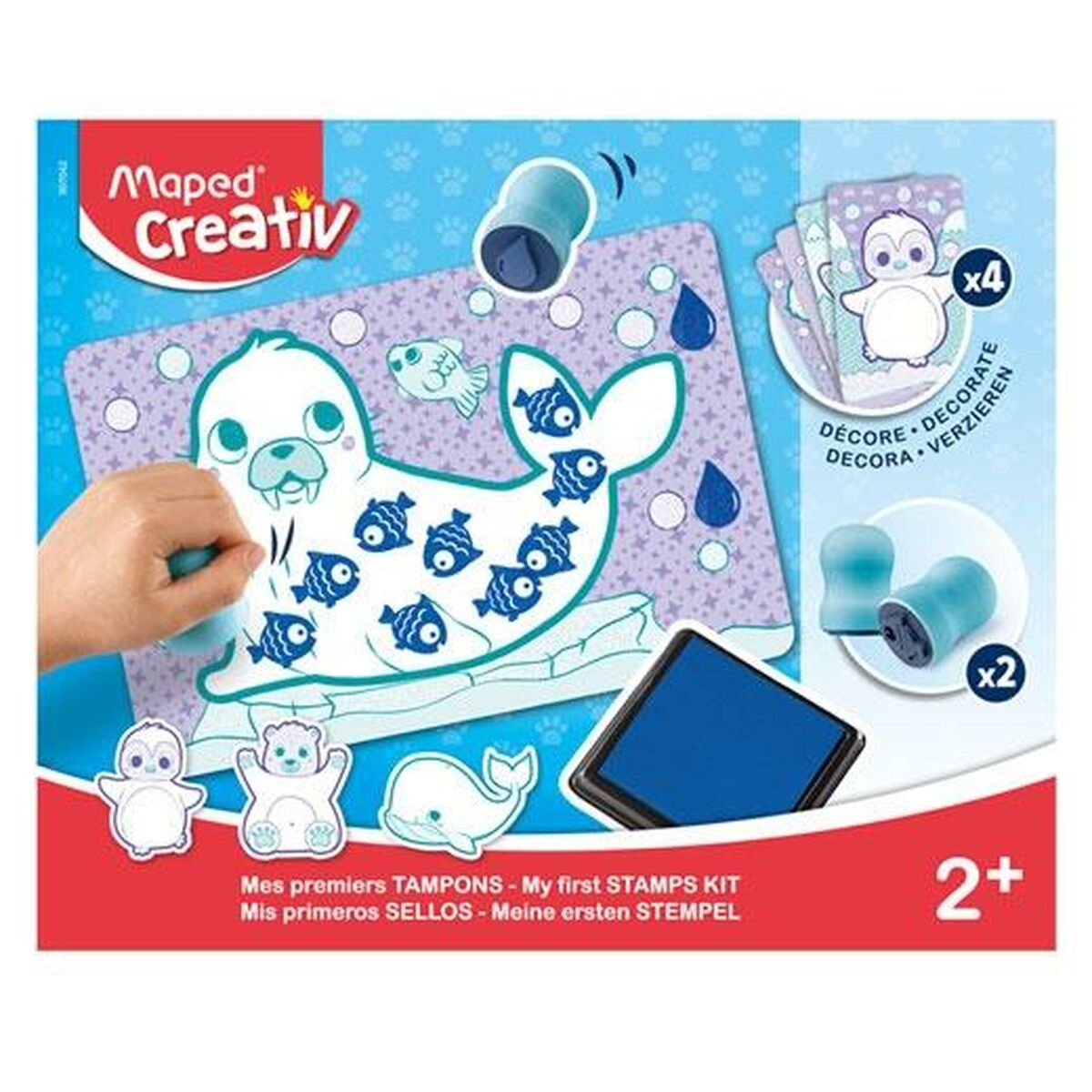 Uppsättning manuella aktiviteter Maped My first stamps kit (4 antal) - 2