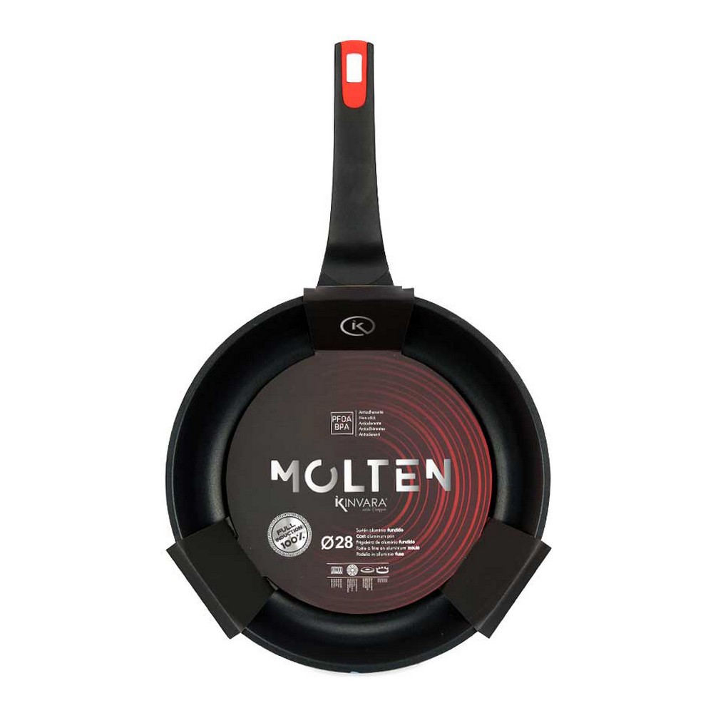 Stekpanna Molten Svart Aluminium (Ø 28 cm) - 3
